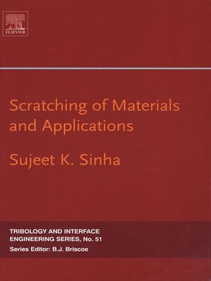 cover image of Scratching of Materials and Applications